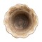 Hello Honey Terra-cotta Planter with Ruffled Edge, Distressed Natural Finish
